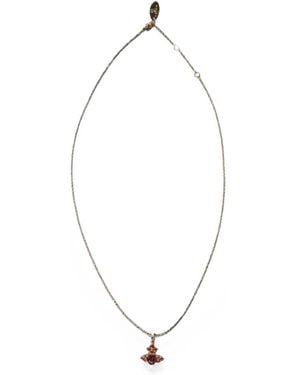 Vivienne Westwood Orb Crystal-Embellished Necklace - White