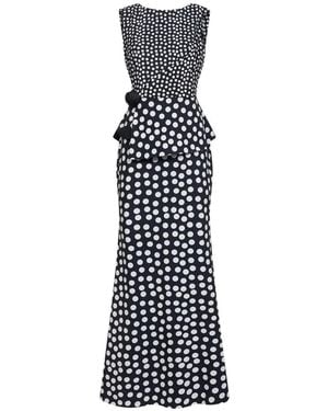 La Petite Robe Di Chiara Boni Polka-Dot Maxi Dress - White
