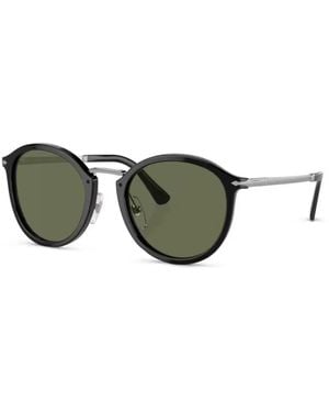 Persol ラウンドフレーム サングラス - グリーン