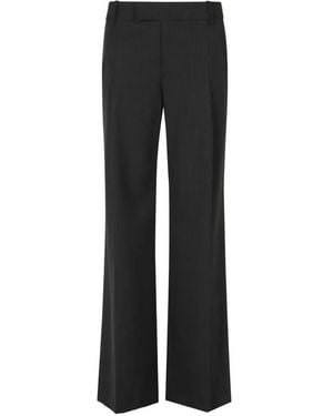 FEDERICA TOSI Pressed-Crease Tailored Trousers - Black