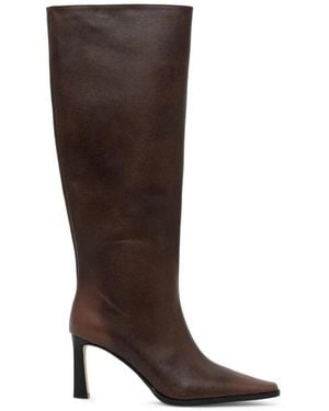 MICHAEL Michael Kors Darrah Burnished Leather Boots - Brown