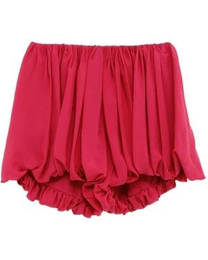 Chloé Silk Shorts - Red