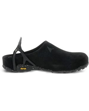 ROA Mules Fedaia De Piel - Negro