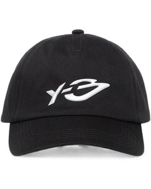 Y-3 Logo-Embroidered Baseball Cap - Black