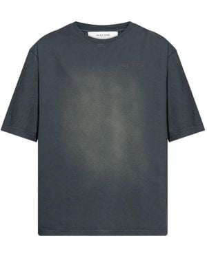 Golden Goose T-Shirt With Embroidery - Blue