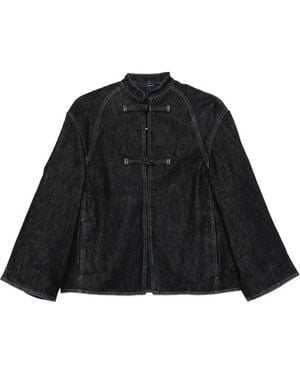 Soeur Iliana Knot-Button Jacket - Black