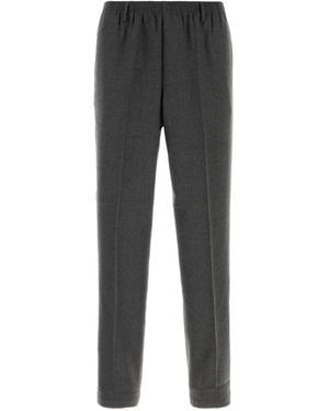 Cellar Door Alfred Elasticated-Waist Pants - Grey