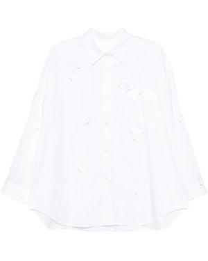 JNBY Graphic-Embellishment Shirt - White