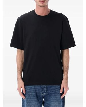 Studio Nicholson Camiseta Con Logo Estampado - Negro