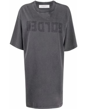 Golden Goose Golden W`S T-Shirt Dress - Grey