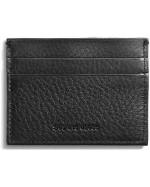Shinola 5 Pocket Grained-Leather Card Holder - Black