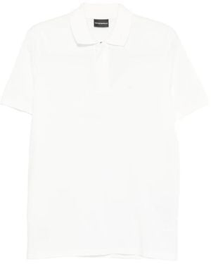 Emporio Armani Short-Sleeved Polo Shirt - White