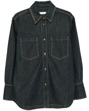 JOSEPH Idar Denim Blouse - Grey