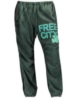 Freecity Flap Airjump Track Trousers - Green