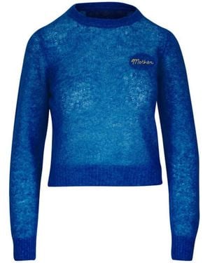 Mother Pullover Aus Alpakawolle - Blau