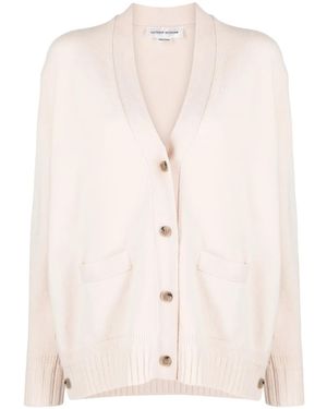 Victoria Beckham ファインニット カーディガン - ナチュラル