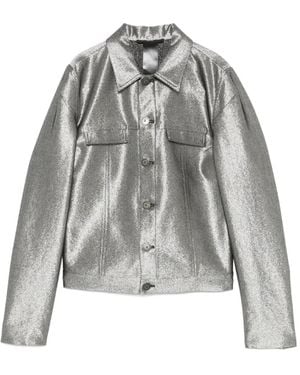 SAPIO Veste À Fini Métallisé - Gray