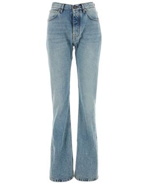 Balenciaga Low-Waist Denim Jeans - Blue
