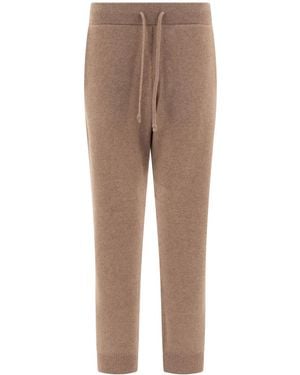 AURALEE Cashmere Track Pants - Natural