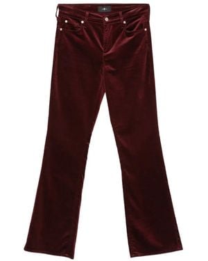7 For All Mankind The Leggy Bootcut-Jeans - Lila