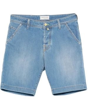 Jacob Cohen Short Lou En Jean - Blue