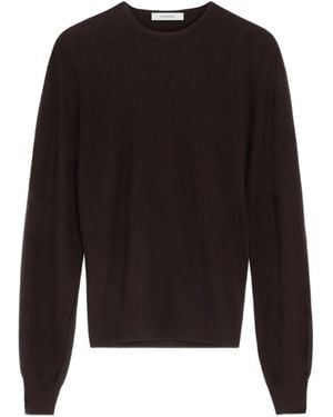 Lemaire Pullover Mit Rundem Ausschnitt - Schwarz