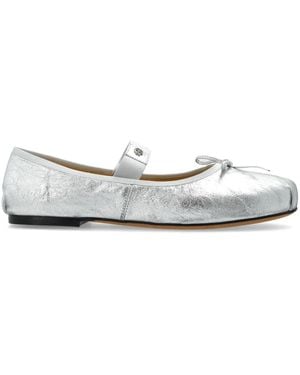 Anine Bing Jolie Ballet Flats - White