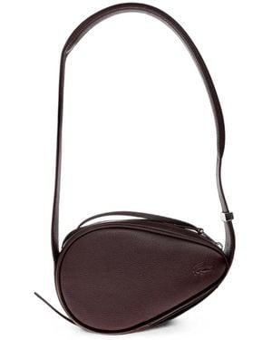 Lacoste Mini Racket Smash Court Shoulder Bag - White