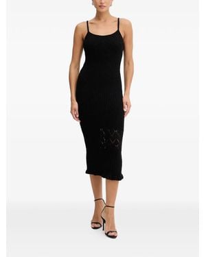 Guess Sleeveless Midi Dress - Black