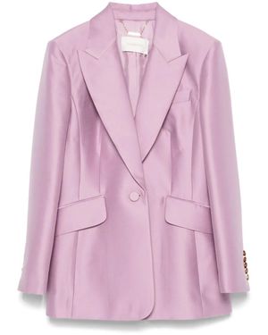 ボトムスその他 Zimmermann Illustration Shawl Tux Jacket' Blazer Zimmermann Illustration Shawl Tux Jacket' Blazer in Natural