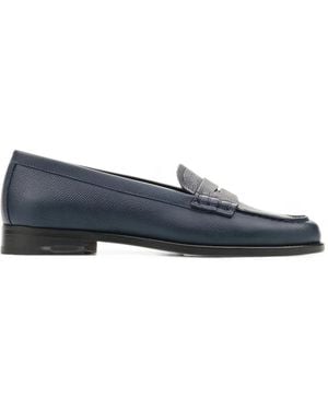 Lottusse Liberty Leather Loafers - Blue