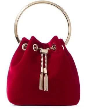 Jimmy Choo Bon Bon Beuteltasche - Rot