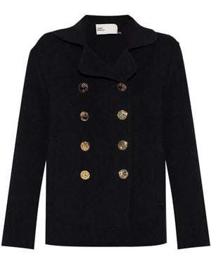 Tory Burch Wool Peacoat - Black