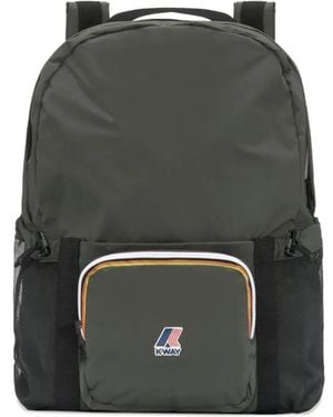 K-Way Le Vrai 4.0 Michel Zip-Pocket Backpack - Green
