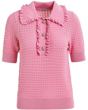 Essentiel Antwerp Hemirates ポロシャツ - ピンク