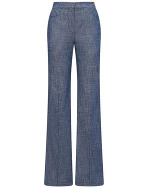 Callas Milano Tonne Flared Pants - Blue
