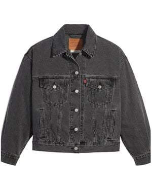 Levi's 90's Trucker buttoned denim jacket - Gris