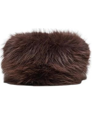 VAQUERA Chapeau À Détail De Queue - Brown