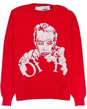 Off-White c/o Virgil Abloh Embroidered Sweatshirt