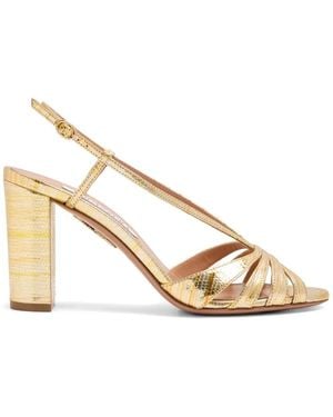 Aquazzura Aimée Strappy Sandals - Neutre
