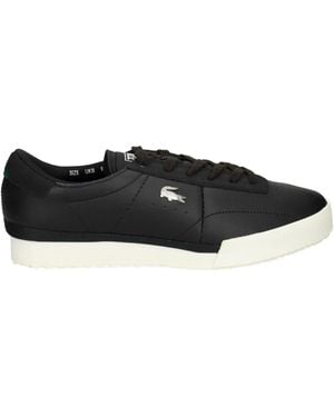 Lacoste Aura Leather Trainers - Black