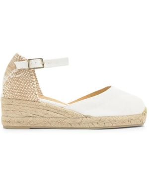 Castañer Carol Wedge Espadrilles - Natural