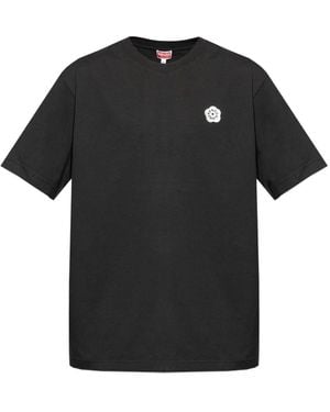 KENZO T-Shirt Boke Blume - Schwarz