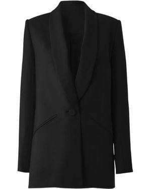 Carolina Herrera Shawl-Lapel Tuxedo Jacket - Black