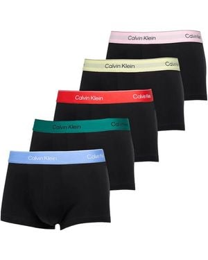 Calvin Klein Vijf Katoenen Boxershorts - Zwart