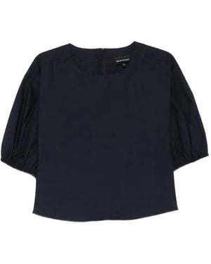 Emporio Armani Cotton Blouse - Blue