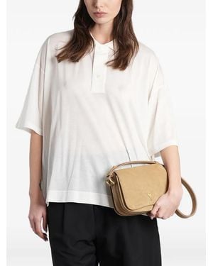 Ami Paris Ami De Coeur Polo Shirt - White