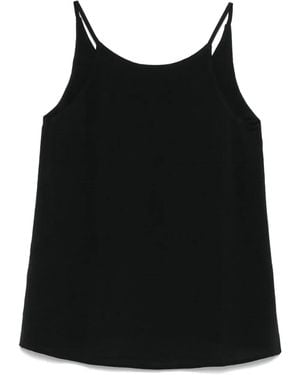 MOUTAKI Top Smanicato - Nero