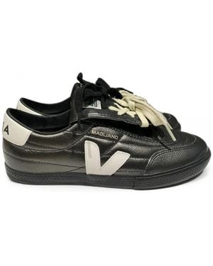 Veja X Magliano Panenka Lace-Up Sneakers - Black