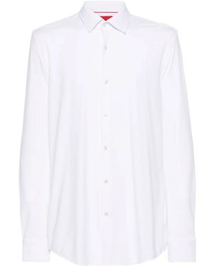 HUGO Classic-Collar Slim-Cut Shirt - White